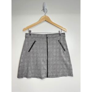 GAP Women’s Houndstooth Mini Skirt Size Medium With Zippers
